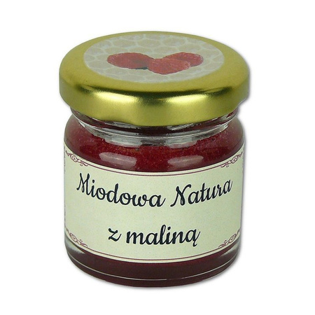 Miodowa NATURA z Maliną  40 g