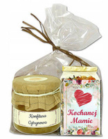 ZESTAW PREZENTOWY konfitura CYTRYNOWA 200g + Herbata 50g