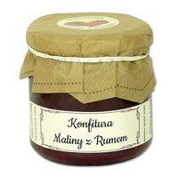 Konfitury maliny z rumem 200 g