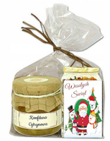 ŚWIĄTECZNY ZESTAW PREZENTOWY Konfitura Cytrynowa + Herbata 50g
