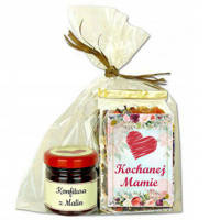 ZESTAW PREZENTOWY Konfitura 40g  + Herbata 50g Dzień Matki