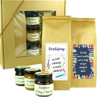 ZESTAW PREZENTOWY 3x Konfitura + 2x Herbata Zakończenie roku
