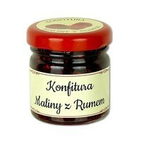 Konfitury maliny z rumem 40 g